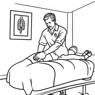 Chiropractic Coloring Pages