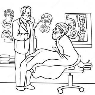 Chiropractic Care Coloring Page 30833-24847