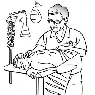 Chiropractic Care Coloring Page 30833-24848