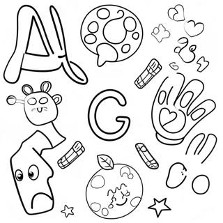 Fun Asl Alphabet Coloring Page 30844-24854