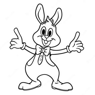 Roger Rabbit In A Silly Pose Coloring Page 30864-24874