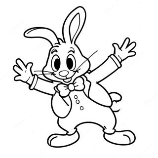 Roger Rabbit In A Silly Pose Coloring Page 30864-24876