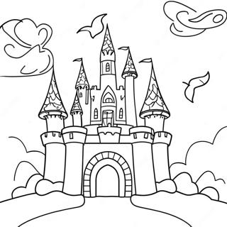 Dream Castle Coloring Page 30873-24878