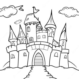 Dream Castle Coloring Page 30873-24879