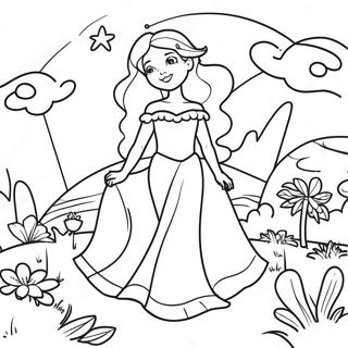 Colorful Dreamland Coloring Page 30874-24881