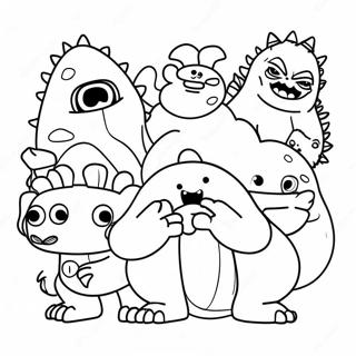 Class Dojo Monsters Coloring Page 30884-24888