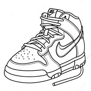 Nike Dunk Coloring Pages