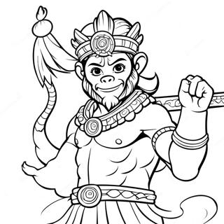 Monkey King Coloring Page 30943-24934