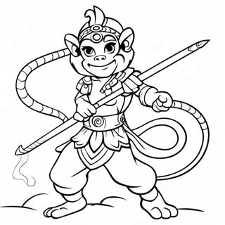 Monkey King Coloring Page 30943-24935