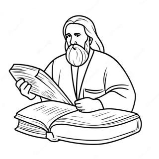 Creative Job Bible Characters Coloring Page 30964-24954