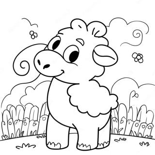 Suzy Sheep Coloring Pages