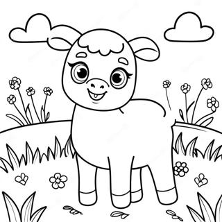 Suzy Sheep Coloring Pages