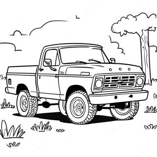 Ford F250 Truck Coloring Page 30983-24971