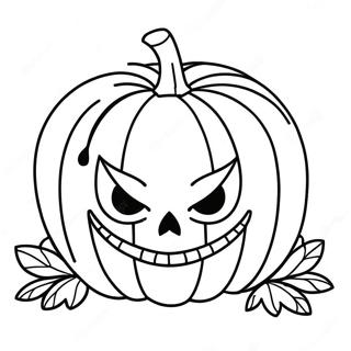 Spooky Pumpkin Mask Coloring Page 30994-24978