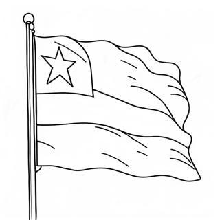 Colorful Chilean Flag Coloring Page 31004-24986