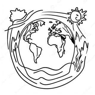 Climate Change Coloring Pages