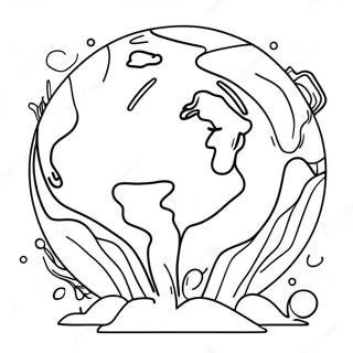 Climate Change Awareness Coloring Page 31023-24998