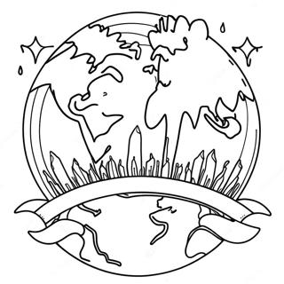 Climate Change Awareness Coloring Page 31023-24999