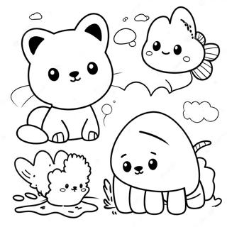 Cute Animals Affected By Climate Change Coloring Page 31024-25002