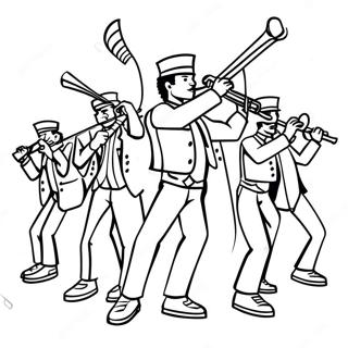 Fuerza Regida Band Performing Coloring Page 31034-25010