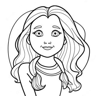 Luna Lovegood Coloring Pages