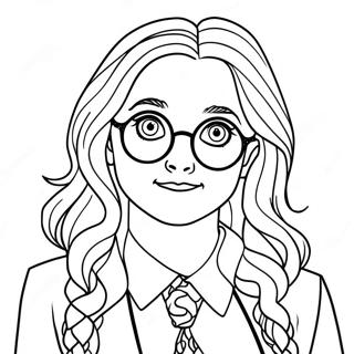 Luna Lovegood Magical Creature Coloring Page 31053-25022