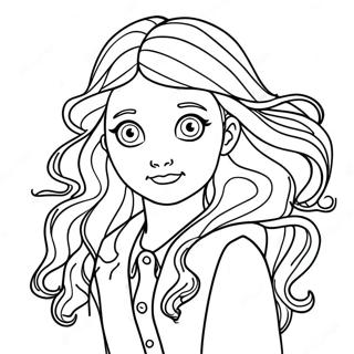 Luna Lovegood Magical Creature Coloring Page 31053-25024