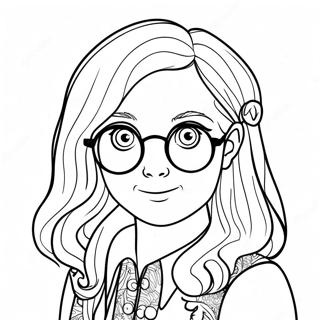 Luna Lovegood Quibbler Cover Coloring Page 31054-25026