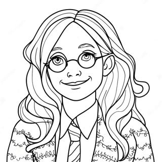 Luna Lovegood Quibbler Cover Coloring Page 31054-25027