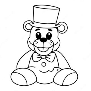 Toy Freddy Coloring Pages