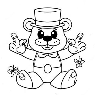 Toy Freddy Coloring Page 31063-25031