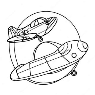 Flyers Coloring Page 31073-25042