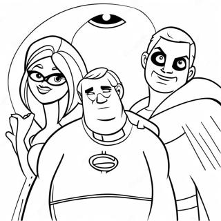 Incredibles 2 Coloring Pages