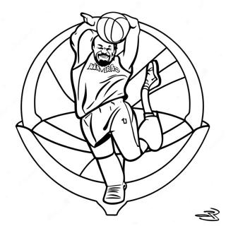 Dallas Mavericks Coloring Page 31103-25070