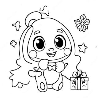 Cocomelon Christmas Characters Coloring Page 31112-25066