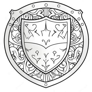 Shield Coloring Pages