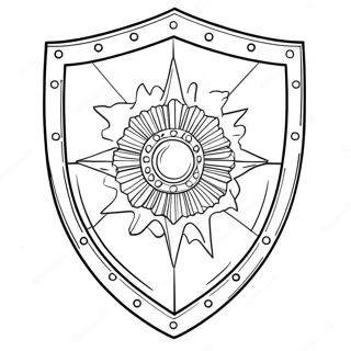 Shield Coloring Page 31122-25078