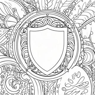 Shield Coloring Page 31122-25079