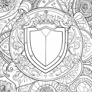 Medieval Shield Coloring Page 31123-25082