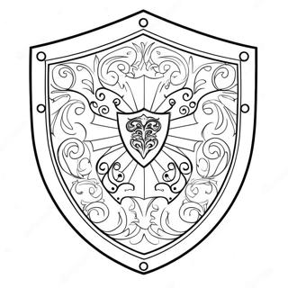 Medieval Shield Coloring Page 31123-25083