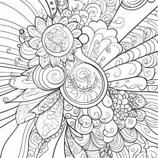 Colorful Marks Coloring Page 3112-2584