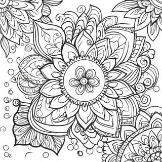 Colorful Diwali Rangoli Patterns Coloring Page 31143-25100