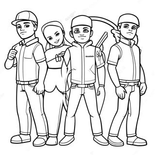 Roblox Jailbreak Characters Coloring Page 31153-25106