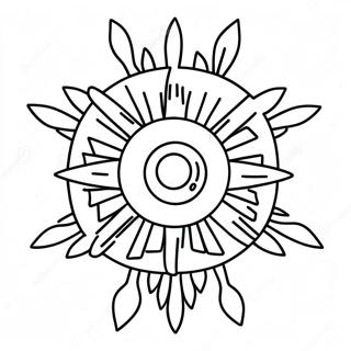 New Mexico State Flag Coloring Page 31172-25114