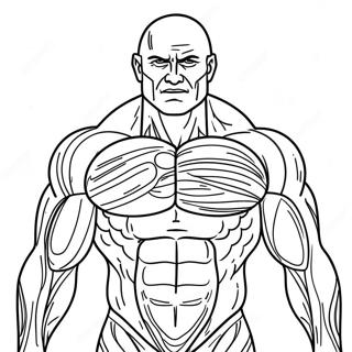 Detailed Human Muscles Coloring Page 31183-25129