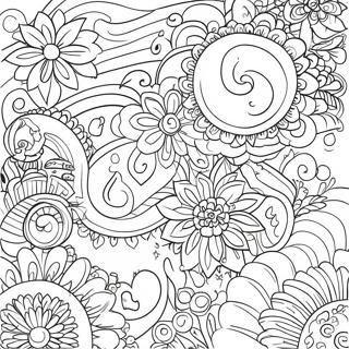 Doodle Coloring Page For Kids 311-254