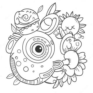 Doodle Coloring Page For Kids 311-256