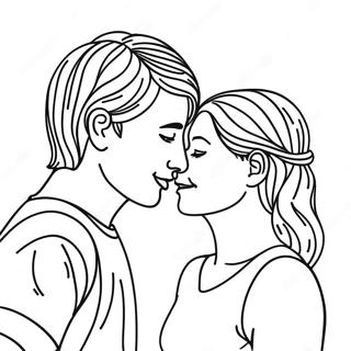 Love Relationship For Adults Coloring Pages