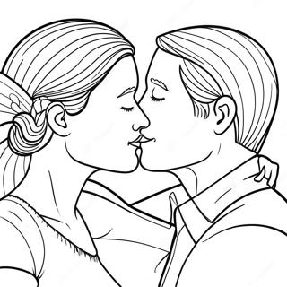 Love Relationship Coloring Page 3121-2590