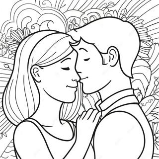 Love Relationship Coloring Page 3121-2592